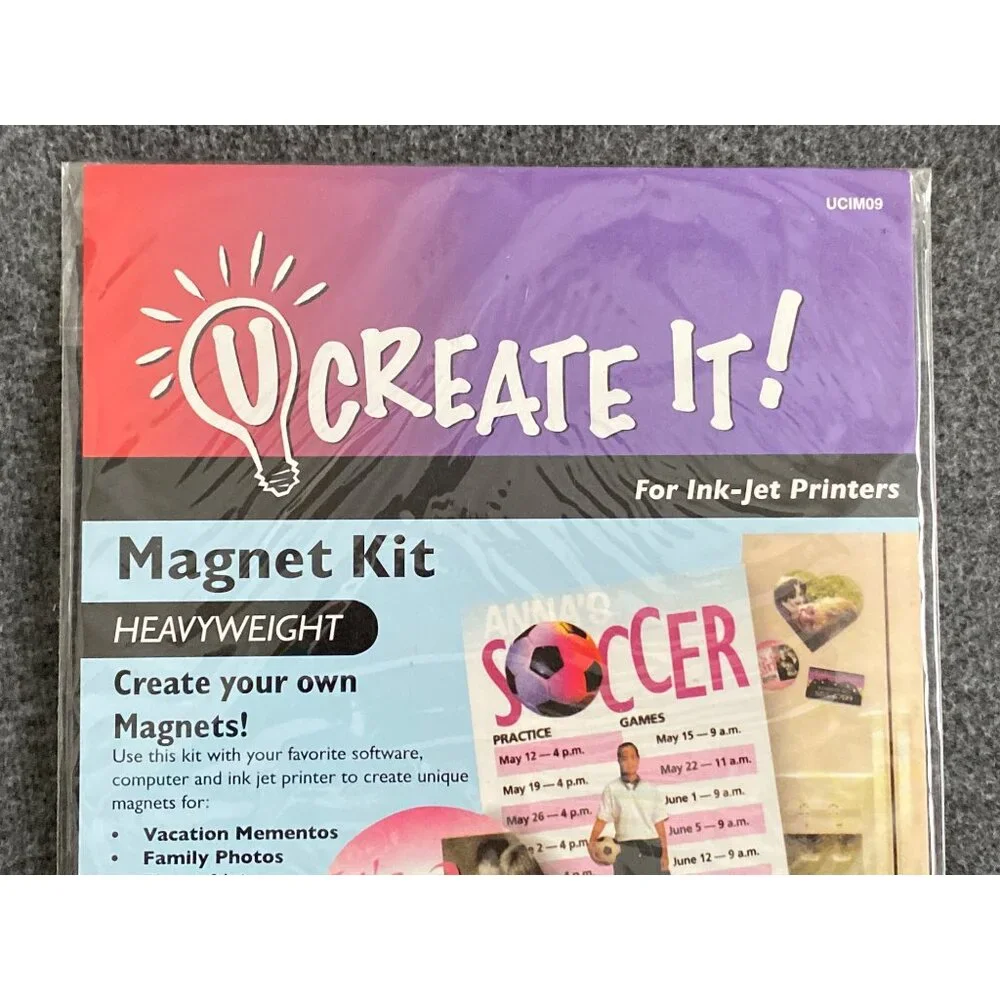 VTG U Create It UCIM09 & Invent It 09212-0 Heavy Weight Sealed Magnet Kit Person
